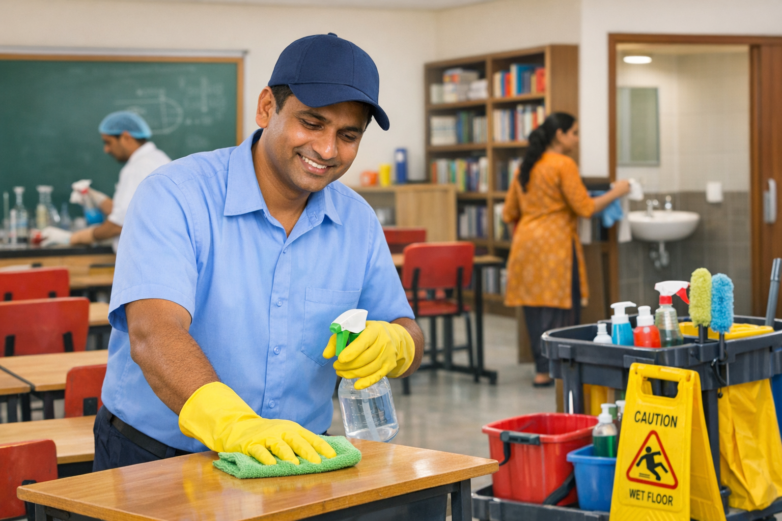Educational Institution Cleaning Services in Delhi NCR