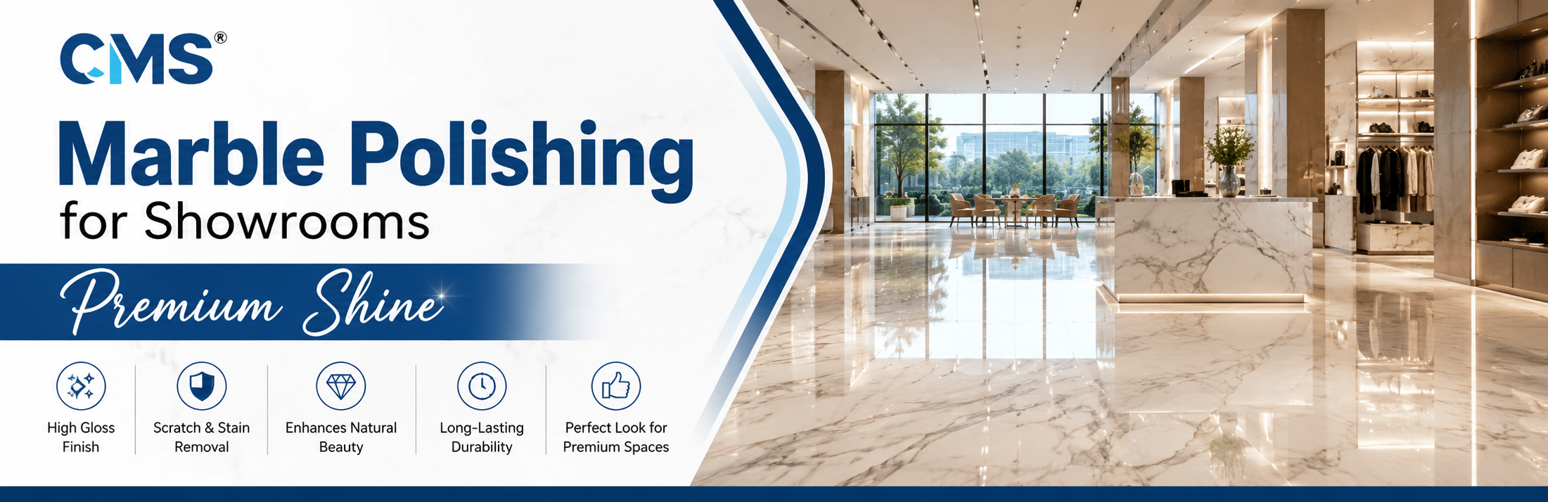 Marble Polishing for Showrooms