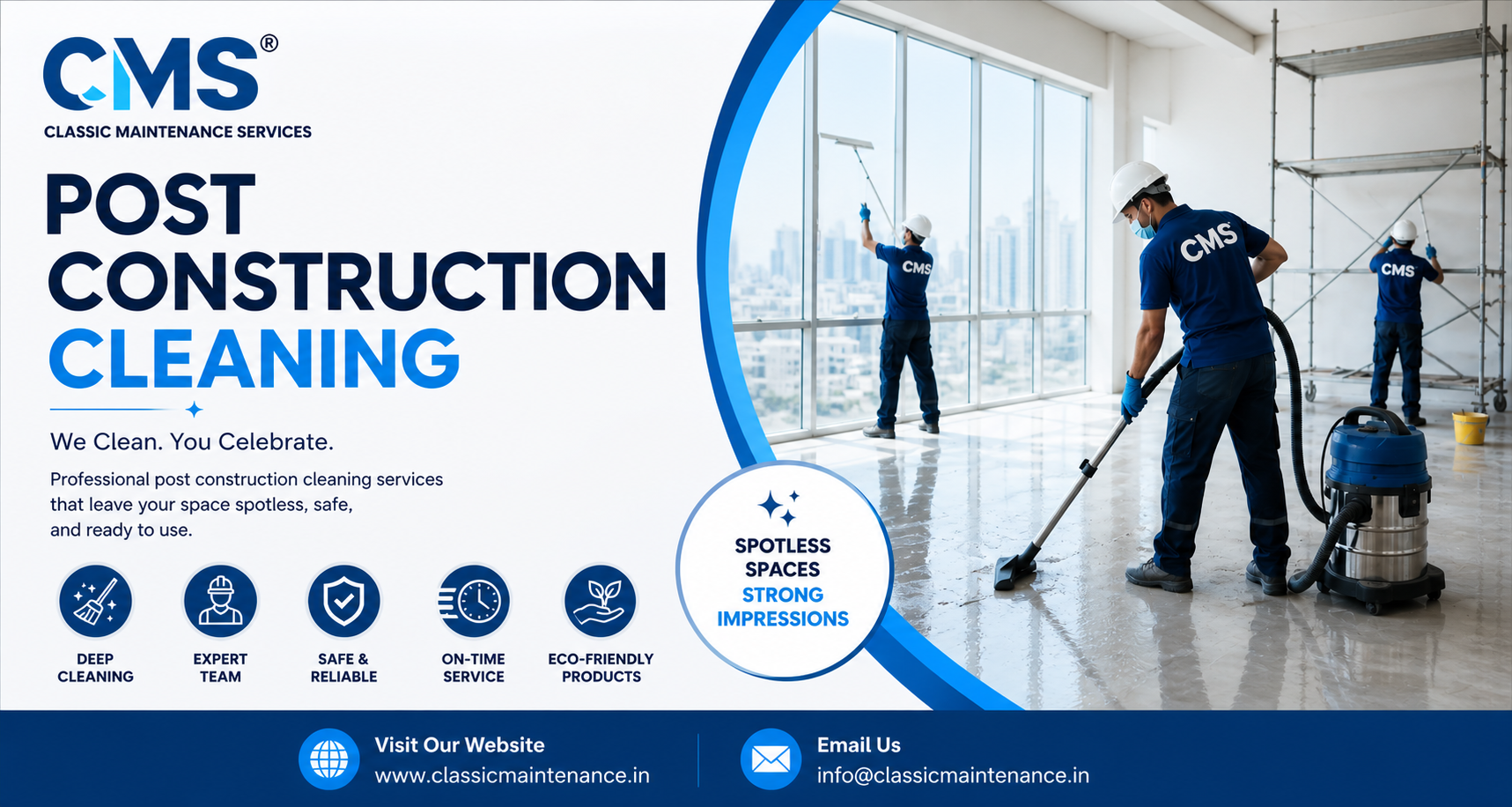 post construction cleaning in Delhi