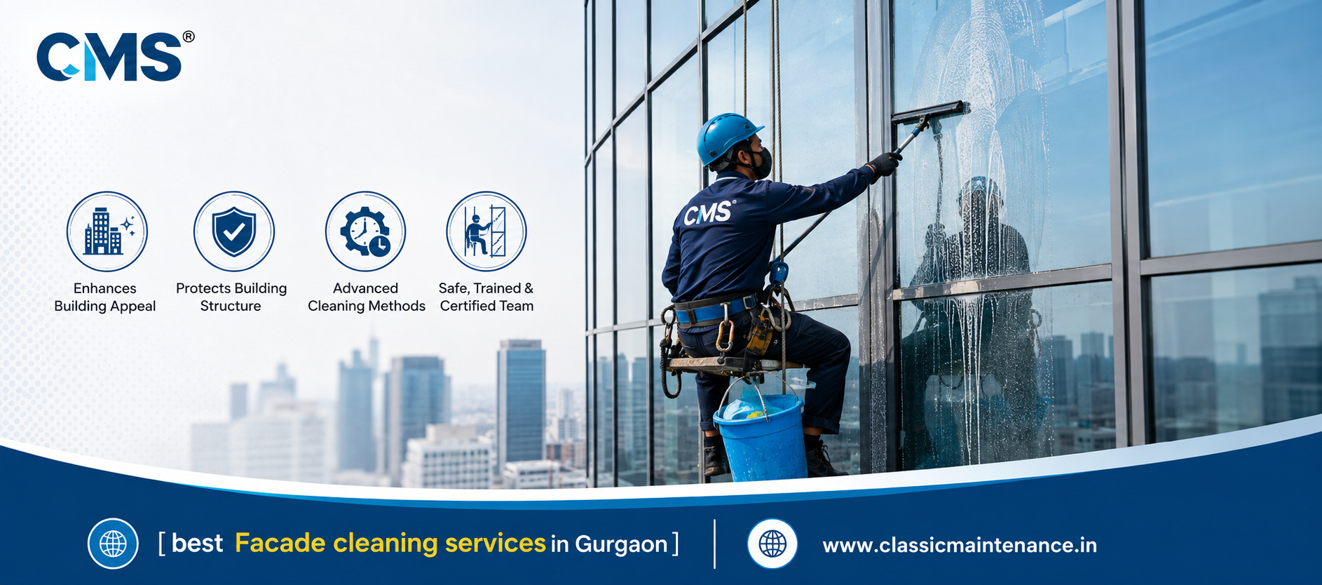 best Facade cleaning services in Gurgaon